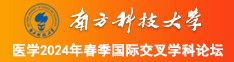 日本日B操B南方科技大学医学2024年春季国际交叉学科论坛